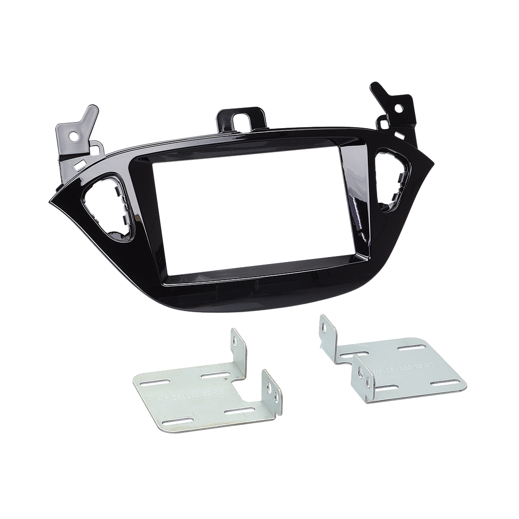 2-DIN RB Opel Adam/Corsa E 2013-2017  Klavierlack schwarz 381230-29