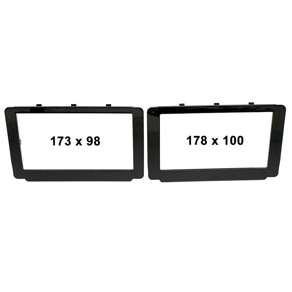 2-DIN RB Toyota Hilux 2015-2019 Klavierlack schwarz 381300-40-1