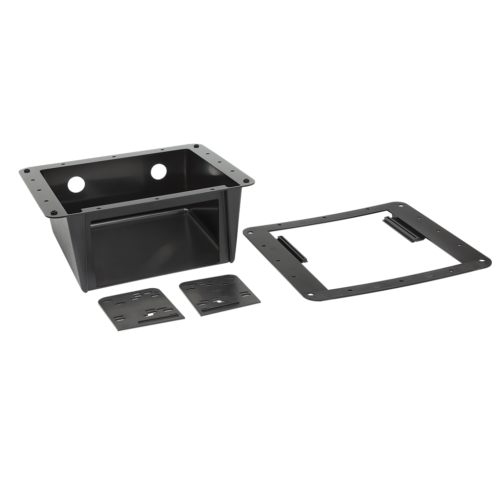 2-DIN RB Universalmontage schwarz 271000-00