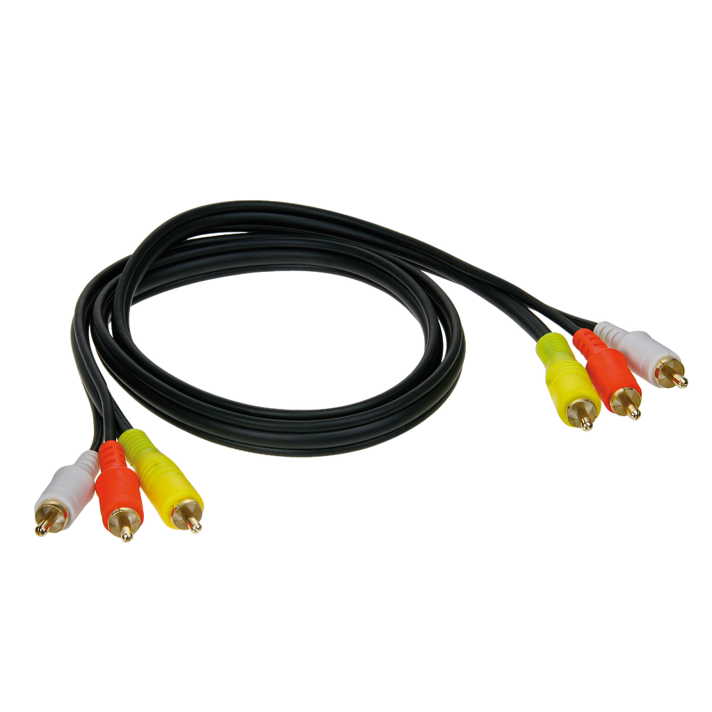 Cinch Kabel Audio/Video 100cm 2303dlv100