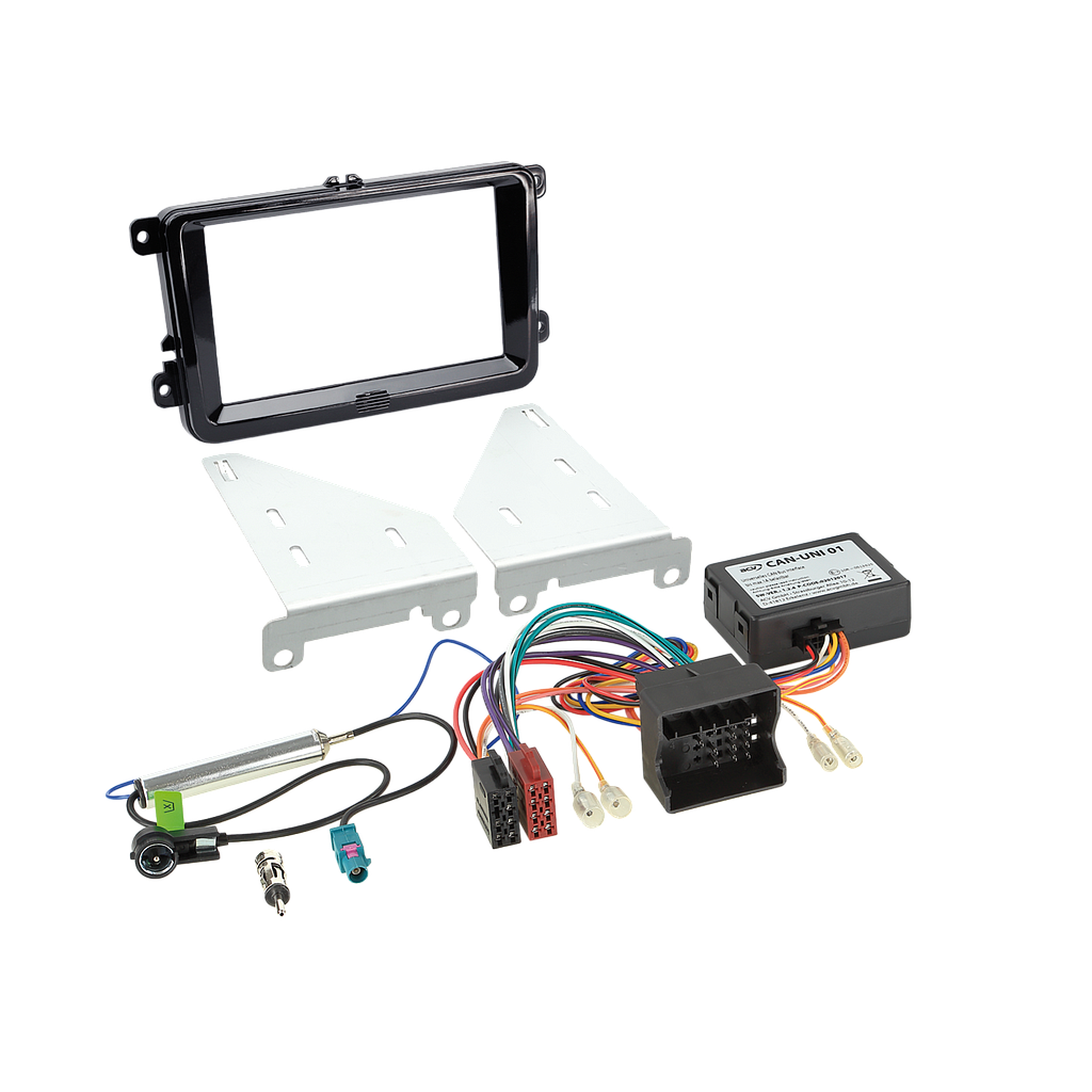 2-DIN Kit 4 Seat/Skoda/VW diverse Fahrzeuge CAN Bus piano 621320-30-04