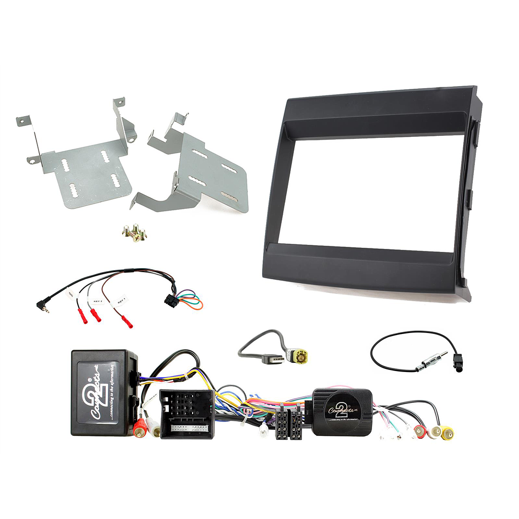 2-DIN Kit Porsche Cayenne 2011-2016 LFB/Amp MOST schwarz 621323-09-3