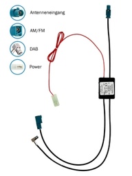 [2100000107407] ATTB_4726_03 Aktivsplitter- Frequenzweiche Fakra/SMB